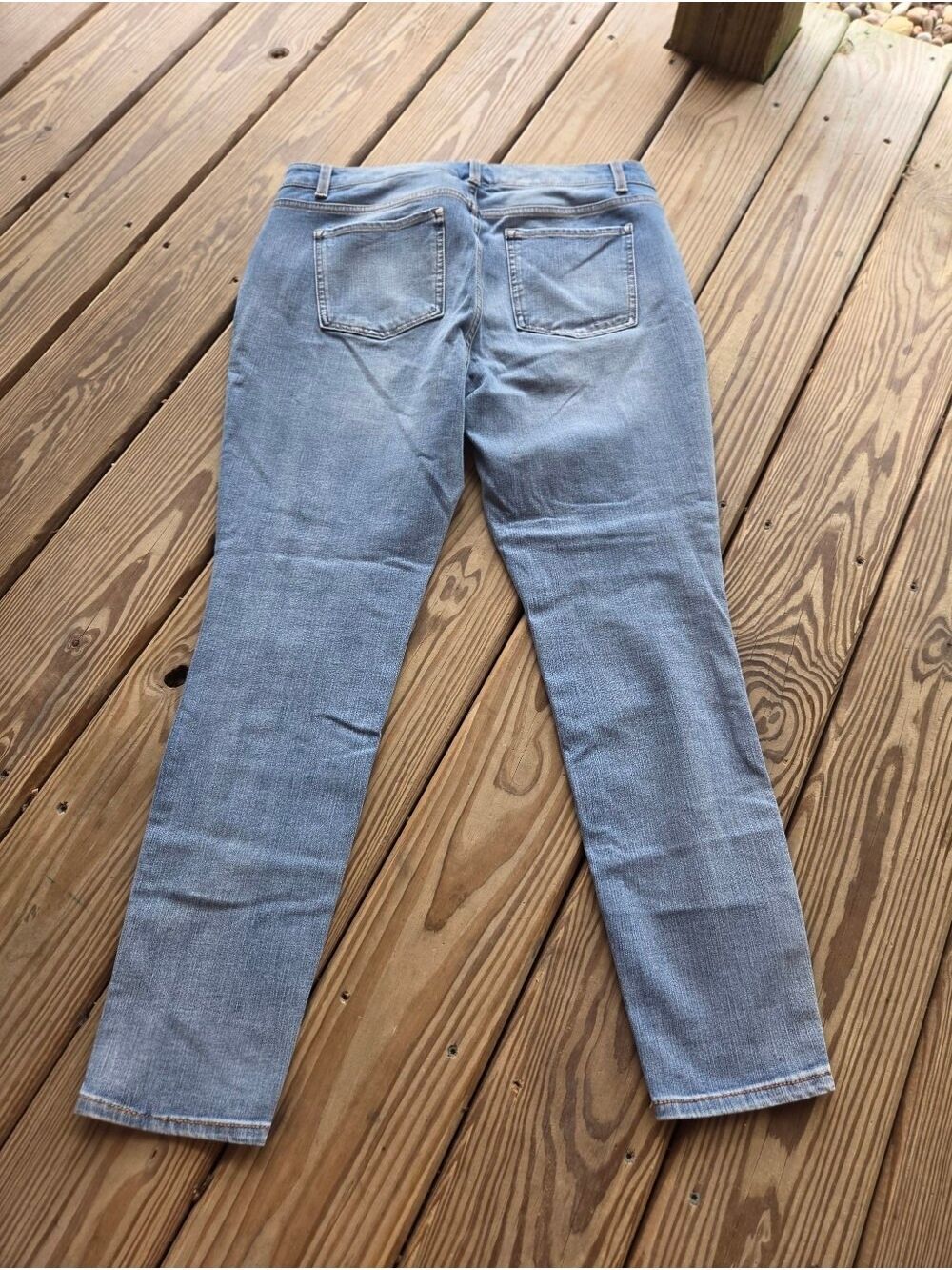 Time and Tru Light Blue Skinny Jeans Size 14P - Picture 2 of 4